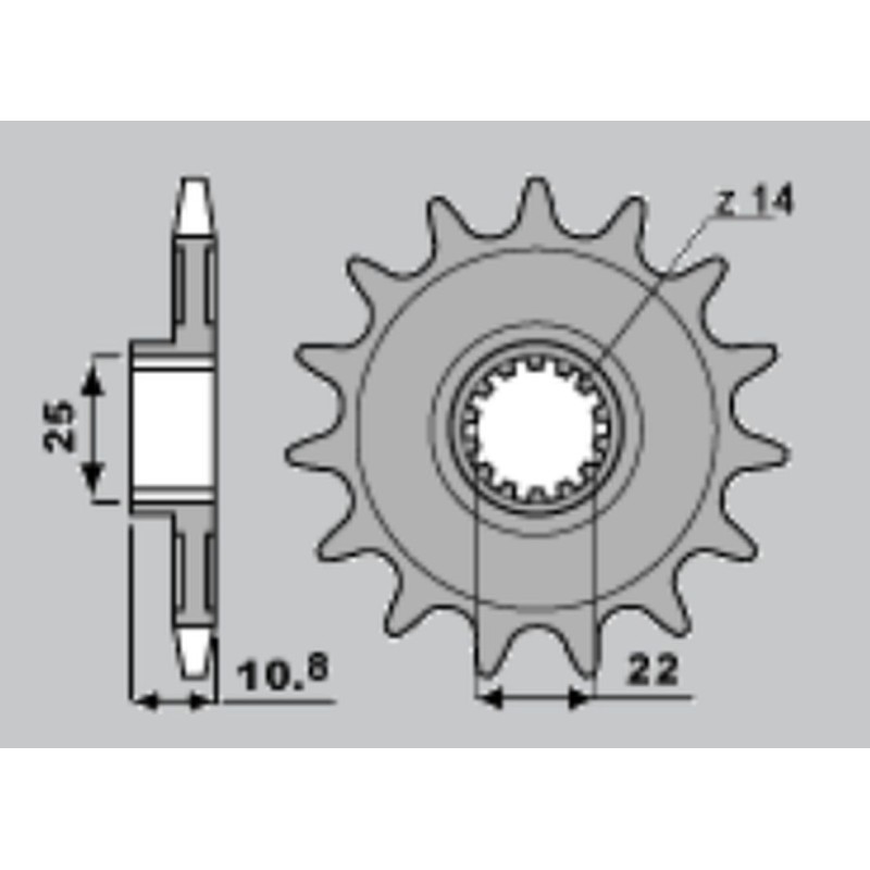 Zębatka przednia 2145 16 Aprilia RXV/SXV 450 550 06-12 - Wyprzedaż!