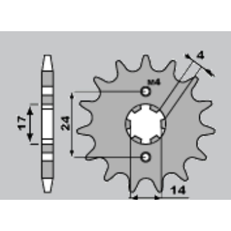Wyprzedaż Zębatka Przednia 2153 12 Aprilia RS/RX 50 '06-'09
