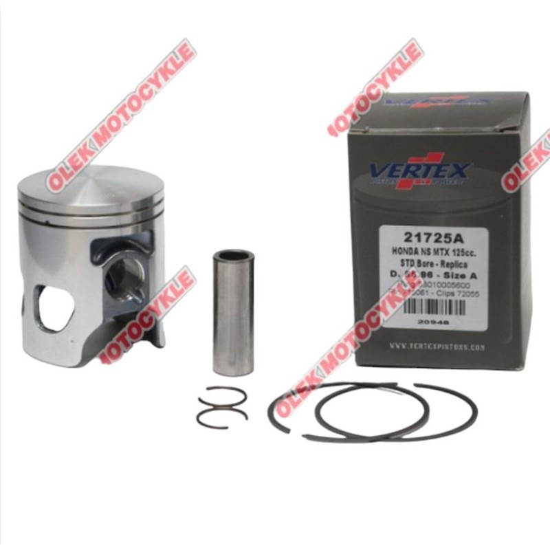 Tłok VERTEX do HONDA MTX 125R, NS 125 (55,96mm) - Pierścienie x 2 szt.