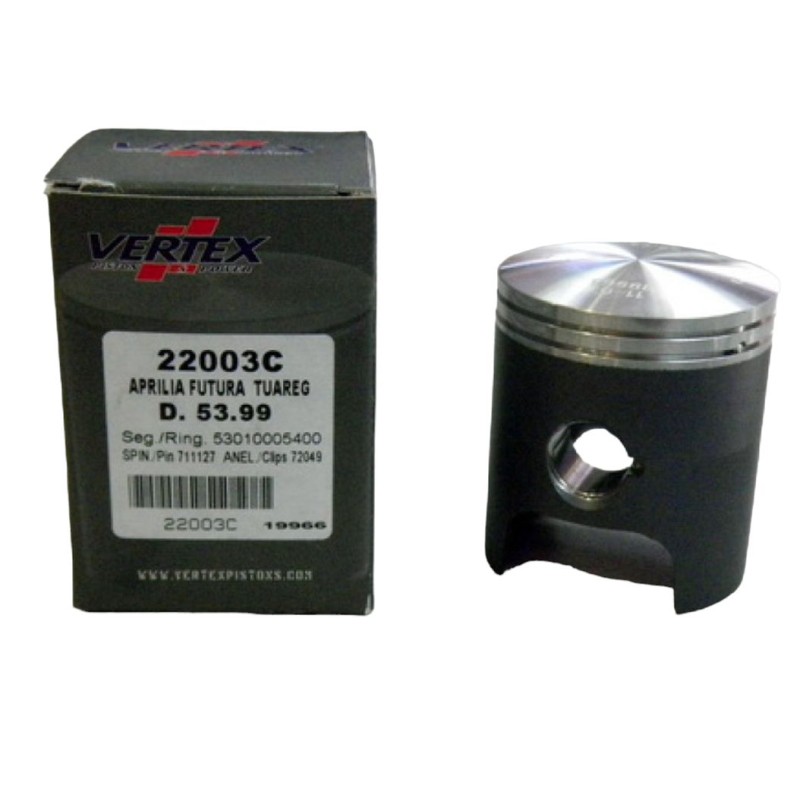 Tłok VERTEX APRILIA 125 AF1, RX, RS, PEGASO (54,02MM) - Pierścienie 53010005400 x 2 SZT.