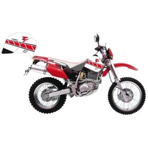Blackbird Komplet Naklejek Yamaha TT 350 '87-'96 Dream 3 Kolor Biały Czerwony