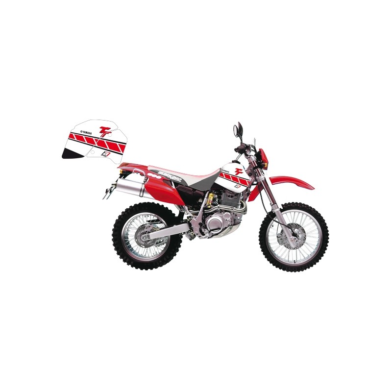 Blackbird Komplet Naklejek Yamaha TT 350 '87-'96 Dream 3 Kolor Biały Czerwony