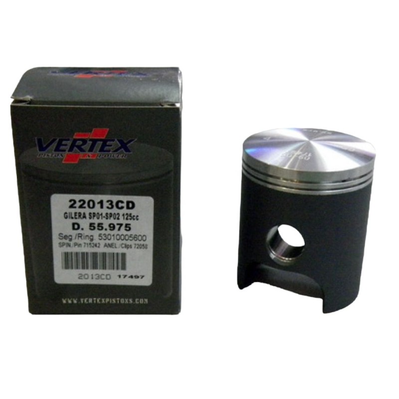 Tłok Vertex Gilera 125 (SP01, SP02) 55,995mm - Pierścienie 53010005600 x 2 szt.