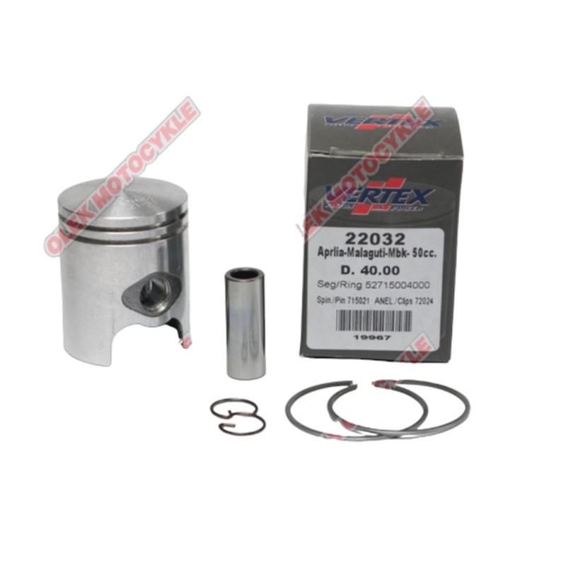 Tłok Vertex Minarelli 50 skutery Aprilia, Beta, MBK 42,00 mm