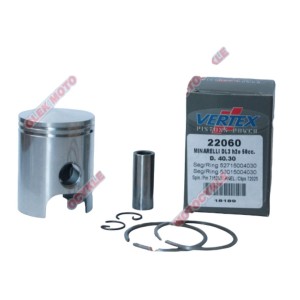 Tłok VERTEX MINARELLI 50 40,80 mm (+0,50 mm) - Pierścienie 53015004080, 52715004080