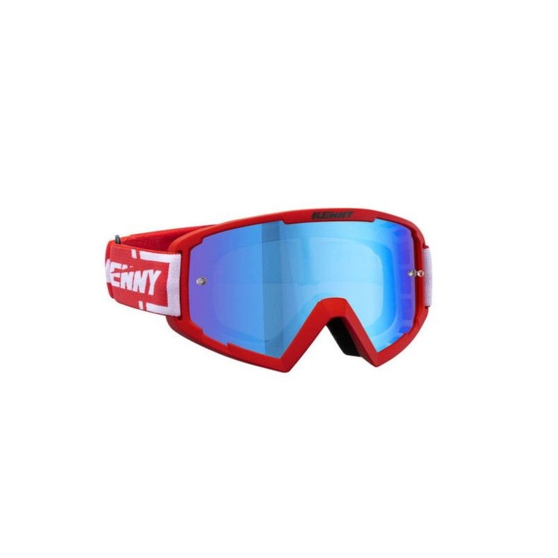 KENNY RACING BLUE LENS TRACK KIDS - Szybka do gogli dziecięcych w kolorze niebieskim