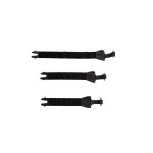 Zestaw pasków do butów Kenny Racing Track (3 sztuki) - kolor czarny