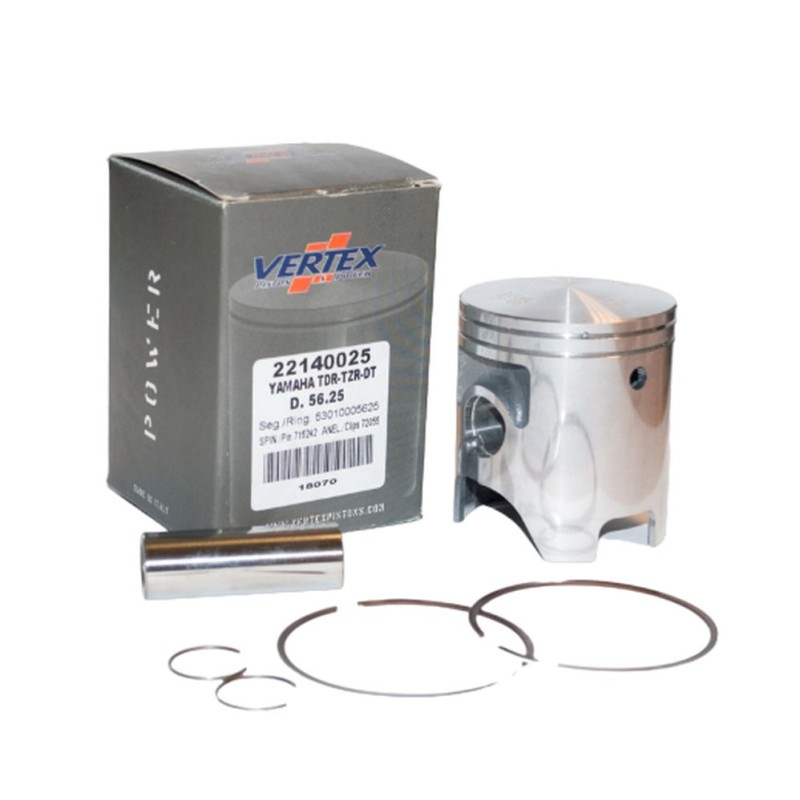vertex tłok yamaha dt 125 (dt125) r, tdr 125/250, tzr 125 \'88-\'06 (+1,00=57,00mm)