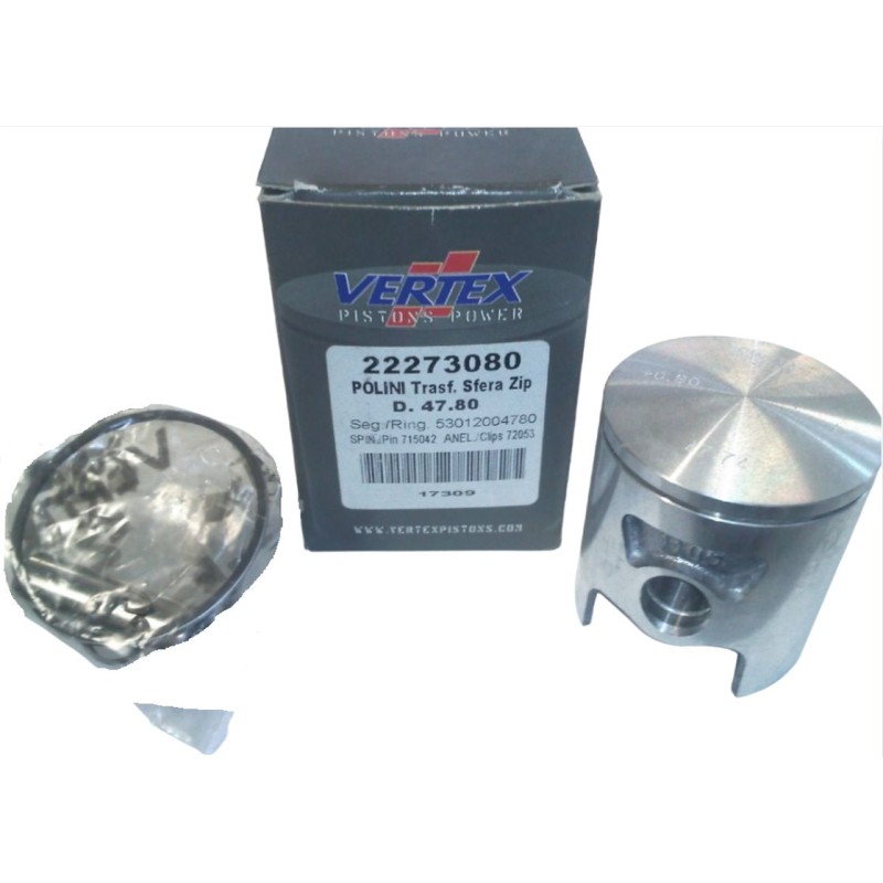 Tłok Polini Sfera, Quarz, Typhoon 47,95mm Sworzeń 12mm - Pierścienie 53012004800