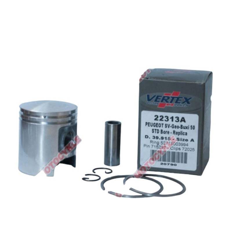 Tłok Peugeot SV, Buxy, Elyseo, Trekker 50 (39,935mm) - Pierścienie 52715003994 x 2 szt.