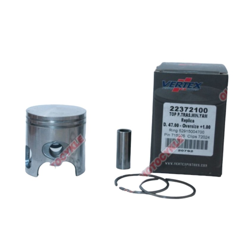 Tłok VERTEX TOP PERFORMANCES MINARELLI 47,00 MM (+1,00 MM) - Sworzeń 10MM