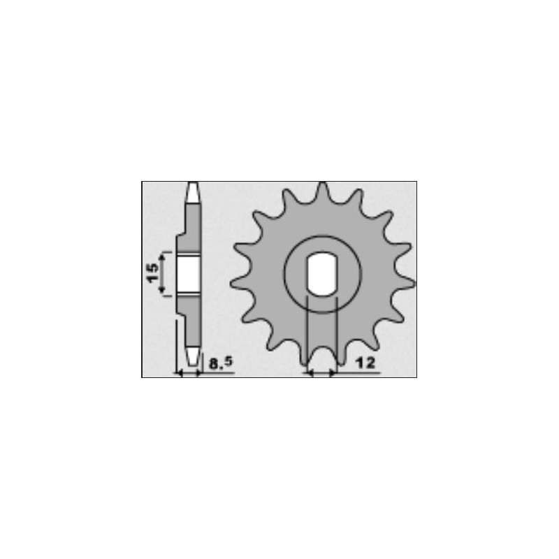 GROSSKOPF WYPRZEDAŻ ZĘBATKA PRZEDNIA 2240 11 KTM SX 50 09-18 ŁAŃCUCH 415 - najlepsza oferta na rynku!