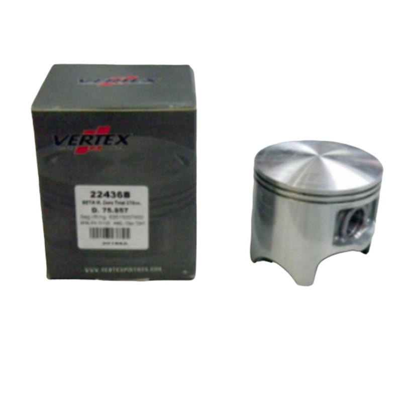 Tłok VERTEX BETA ZERO 270 TRIAL (75,957mm) - Pierścienie 53515007600 x 2 szt.