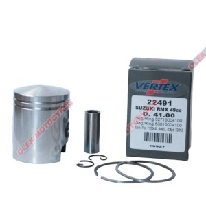 Tłok VERTEX SUZUKI MORINI 42,00mm +1,00mm (PIERŚCIENIE 53015004200 X 1, 52715004200 X 1)