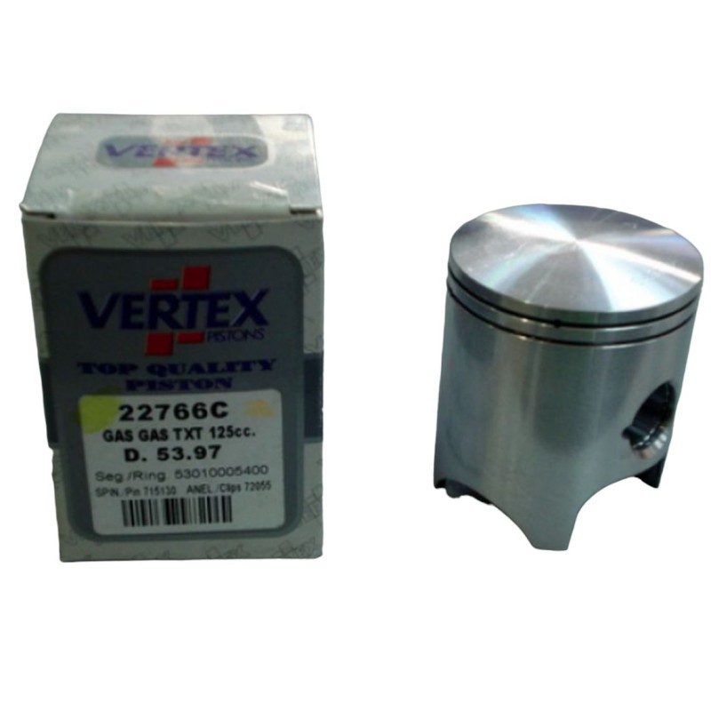 Tłok VERTEX GAS GAS 125 TXT '02-'21 (53,95mm) (STD.) - Pierścienie 53009805400 x 2 szt.