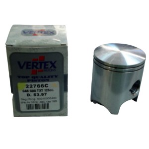 Tłok VERTEX GAS GAS 125 TXT '02-'21 53,98mm (+0,03mm) z pierścieniami