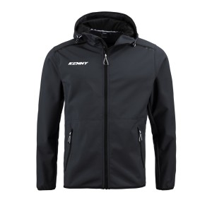Kurtka przeciwdeszczowa Kenny Racing Softshell Core Black - Rozmiar L