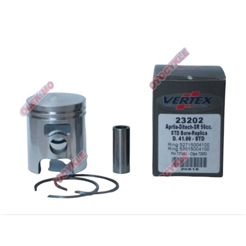 Tłok Vertex Aprilia Ditech 50 41,50 mm (+0,50 mm) - Sklep Moto