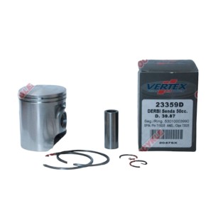 Tłok Derbi Senda 50 (39,87mm) - Pierścienie 53010003990 x 2 szt.