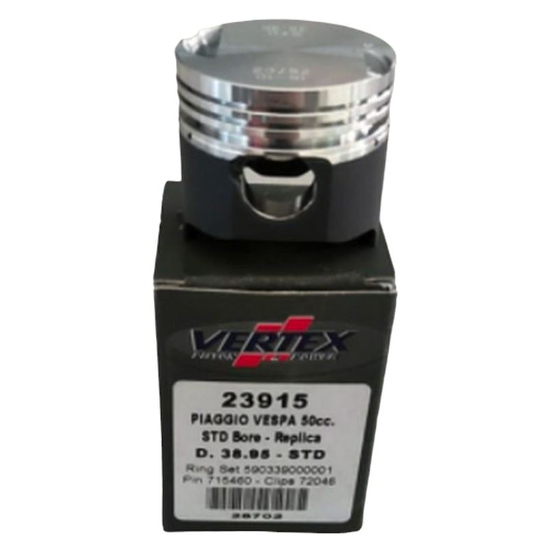 Tłok Piaggio Vespa Liberty 50, Zip 50, Aprilia Scarabeo 50 (4T) - Vertex (39,35mm) (+0,40mm)