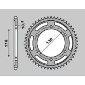Zębatka tylna 241 48 do Yamaha YZF-R6 '03-'05, YZF-R6 S '06-'10
