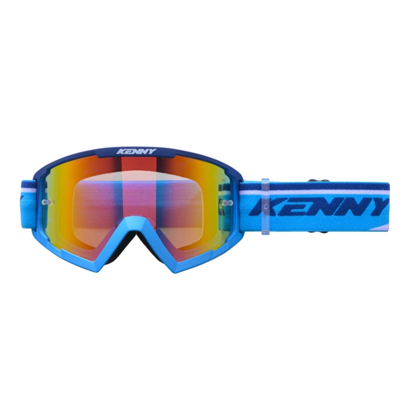 Okulary KENNY RACING GOGLE TRACK+ KID / JUNIOR niebiesko-czerwone