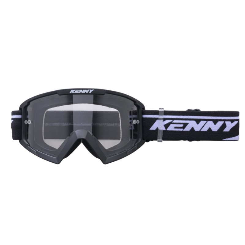 Okulary KENNY RACING GOGLE TRACK KID/JUNIOR CZARNY/BIAŁY