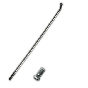 Haan Wheels Szprycha Wzmocniona z Nyplem 18 Cali Tył KTM, Husqvarna, GasGas - Srebrny