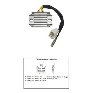 Regulator napięcia Suzuki LT 230 Quad Runner '87-'93 (32800-35B00) - DZE