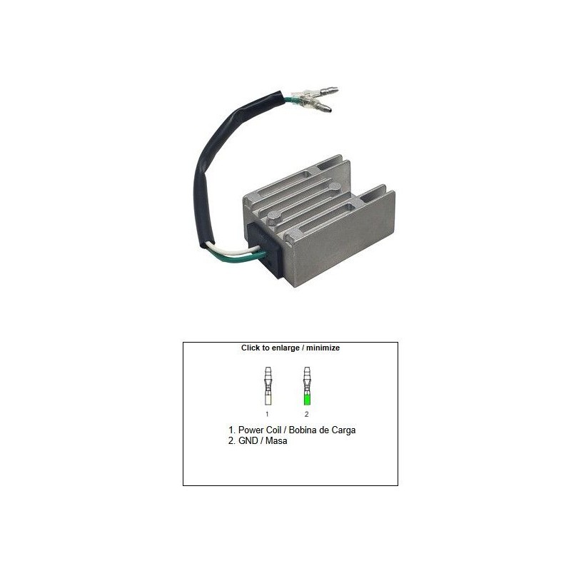 Regulator napięcia DZE do motocykli Honda ATC 350X, TLR 200, XL 250R, XL 350R, XL 600R