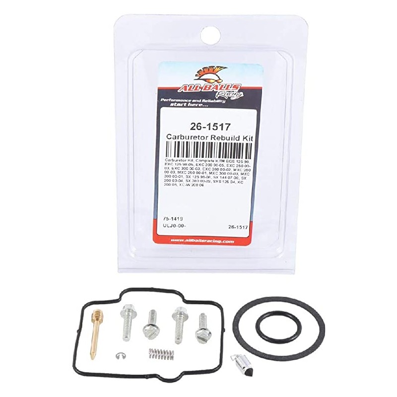 All Balls zestaw naprawczy gaźnika KTM EXC - zestawy naprawcze gaźnika