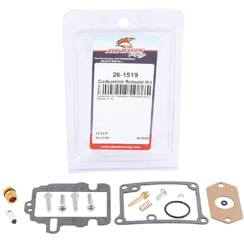 All Balls zestaw naprawczy gaźnika KTM SX 65 09-18 - Układ paliwowy