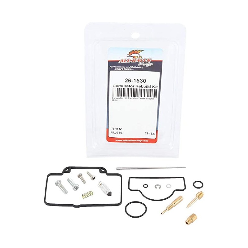 All Balls zestaw naprawczy gaźnika Yamaha YZ 250 92-94 - Zestawy naprawcze gaźnika