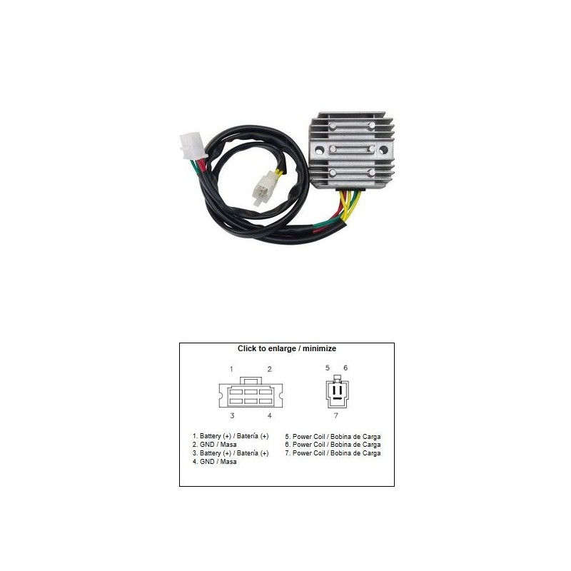 Regulator napięcia DZE Honda VT 700C Shadow '86-'87; VT 800C Shadow '88 (OEM 31600-MR6-000)