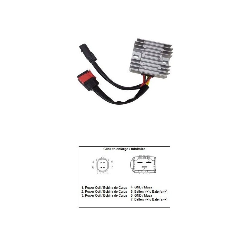 Regulator napięcia DZE do Royal Enfield 650 Interceptor i Continental 650GT - 35A