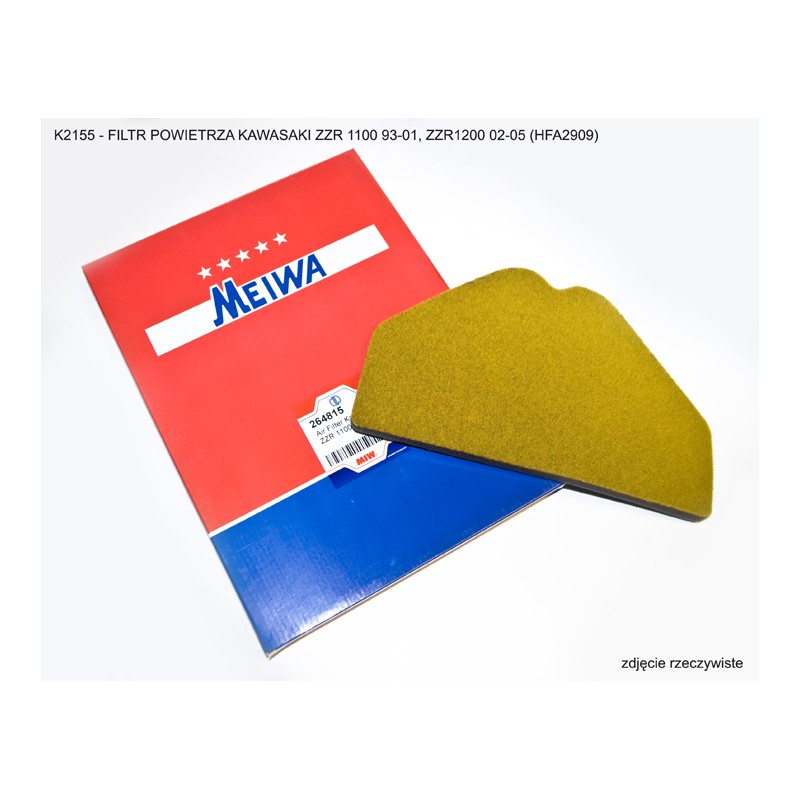 Filtr powietrza MIW (MEIWA) do Kawasaki ZZR 1100 93-01, ZZR1200 02-05 (HFA2909)