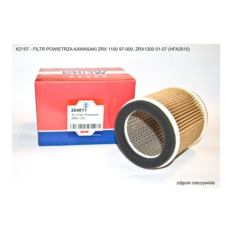Filtr powietrza MIW (MEIWA) do Kawasaki ZRX 1100 97-00, ZRX 1200 01-07 (HFA2910)