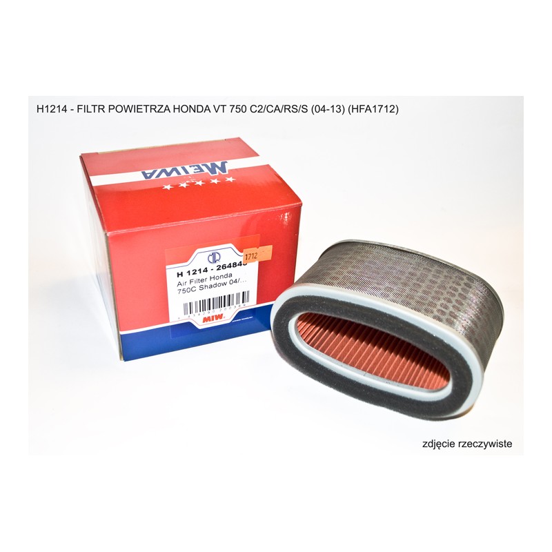Filtr powietrza MIW (MEIWA) do HONDA VT 750 C2/CA/RS/S '04-'20 (HFA1712)