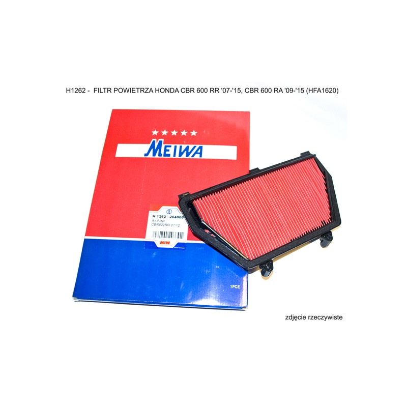 Filtr powietrza MIW (MEIWA) do Honda CBR 600 RR '07-'15, CBR 600 RA '09-'15 (HFA1620)