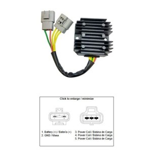 DZE Regulator napięcia Benelli TNT 250; TRK 250; BN 250