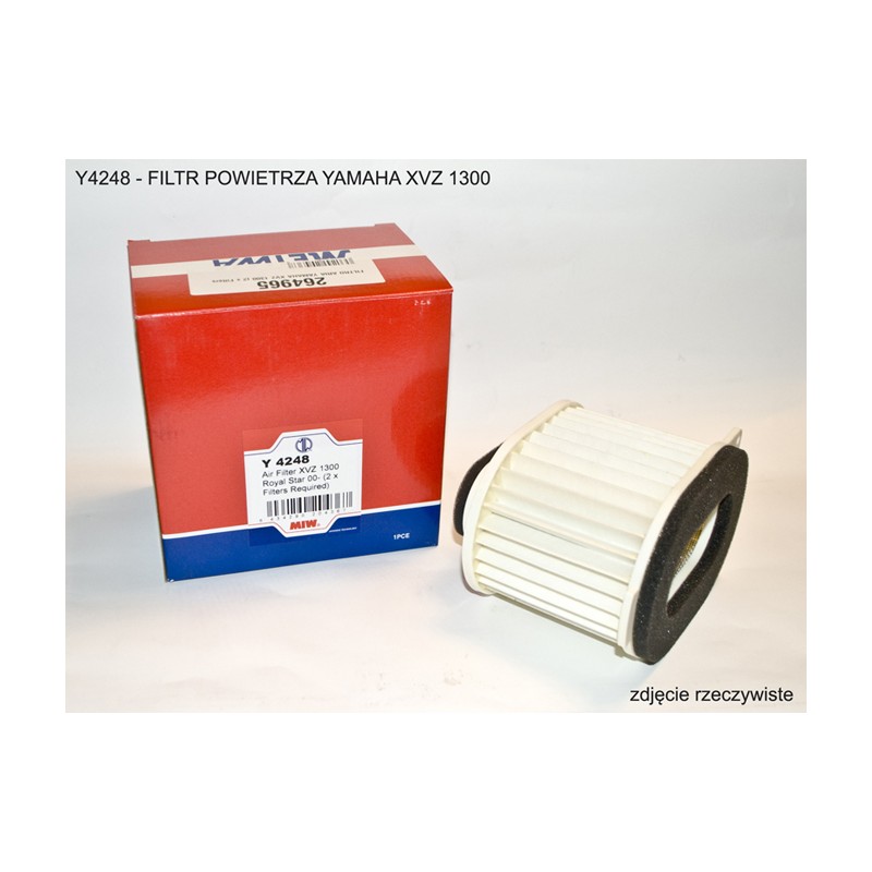 Filtr powietrza Yamaha XVZ 1300 Royal Star 05-13 (2 szt. na motocykl) - MEIWA (MIW) HFA4918
