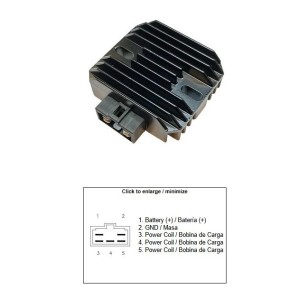 DZE REGULATOR NAPIĘCIA BENELLI BN 125; IMPERIAL 400; KEEWAY 125 KRK