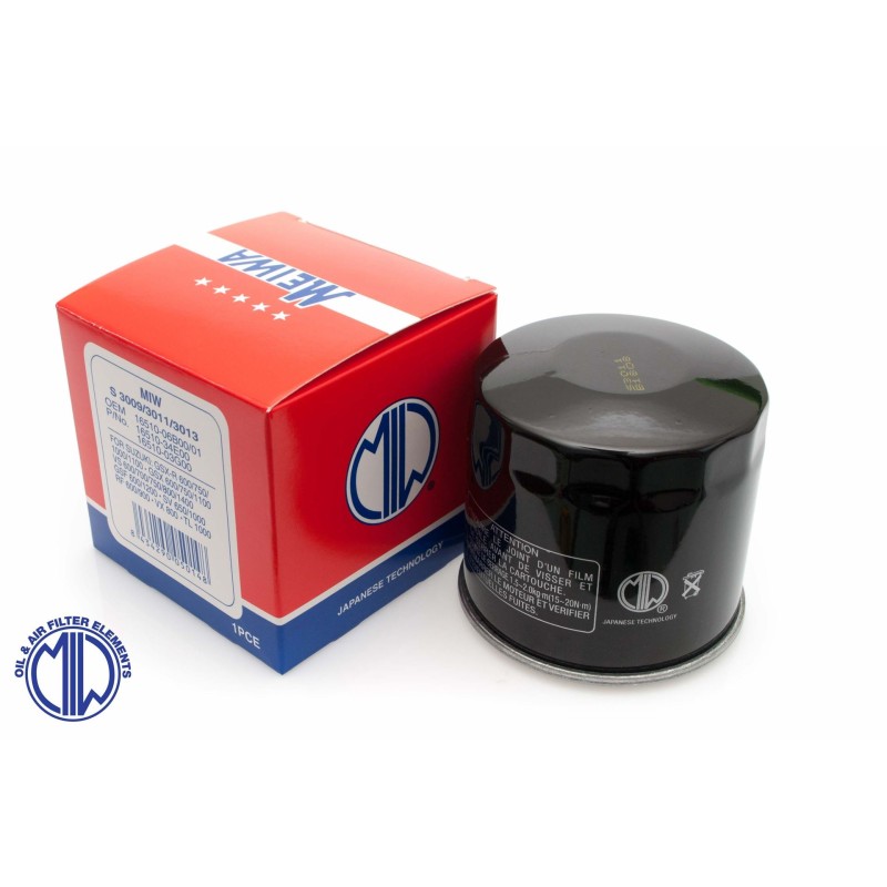 Filtr oleju SUZUKI GSX/GSXR/SV/TL/VZ/VS/DL (HF138) - MIW (MEIWA) (50)