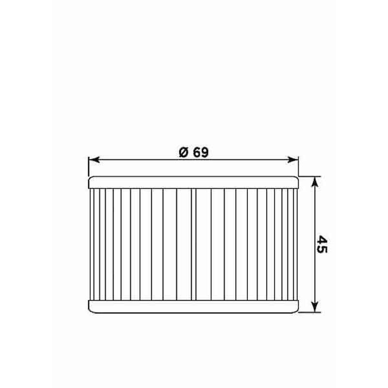 Filtr oleju KYMCO 250 VENOX \'02-\'11 (HF561) - MIW (MEIWA) - Sklep Moto