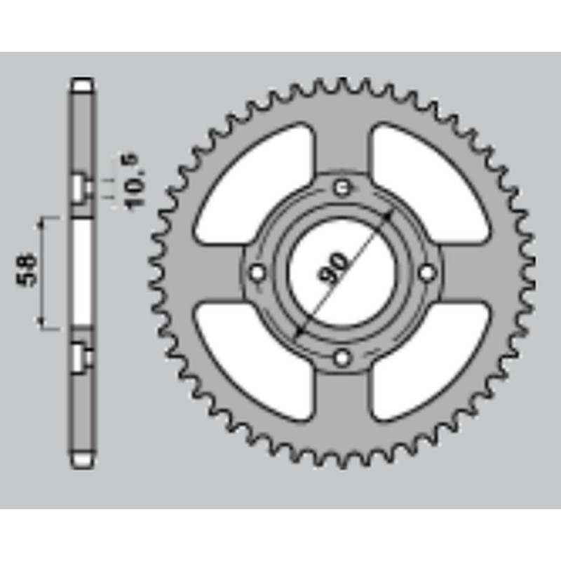 GROSSKOPF WYPRZEDAŻ ZĘBATKA PRZEDNIA 269 15 CAN-AM - Sklep Moto