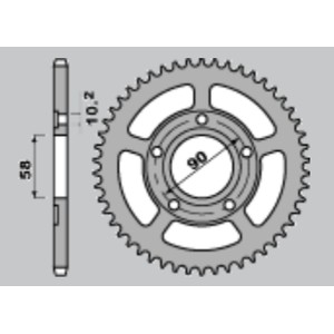 Zębatka tylna 281 35 Honda NSR 125 \'89-\'93, NSR 125 \'94-\'98 - JR Wyprzedaż