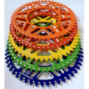 GROSSKOPF WYPRZEDAŻ ZĘBATKA TYLNA ALUMINIOWA T7075 KOLOR ZŁOTY - Honda CR/CRF, Beta RR