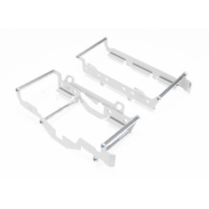 CROSSPRO WYPRZEDAŻ OSŁONY CHŁODNICY ALUMINIOWE MODEL LIGHT (DO MOTOCYKLA Z WENTYLATOREM) KTM EXC '17-'18, EXCF '17-'19, HUSQ