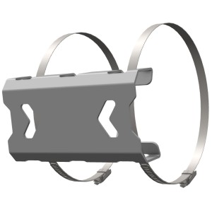 CROSSPRO OSŁONA TŁUMIKA HUSQVARNA 701 ENDURO, GASGAS ES 700, KTM 690 ENDURO '19-'24 KOLOR SREBRNY