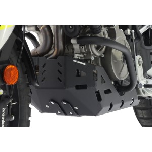 Osłona silnika aluminiowa Aprilia Tuareg 660 '22 - czarny mat